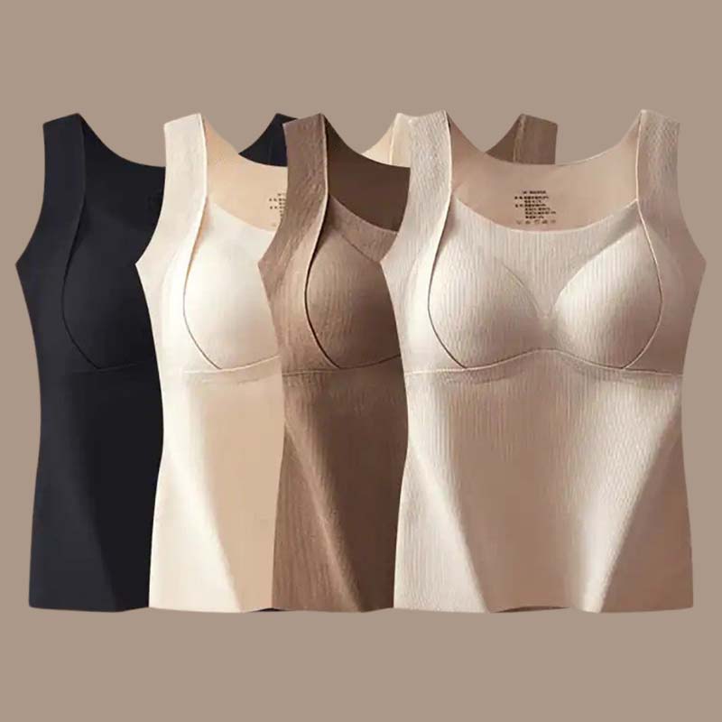 🎉Hot Selling Thickened Warm Tank Top with Shelf Bra