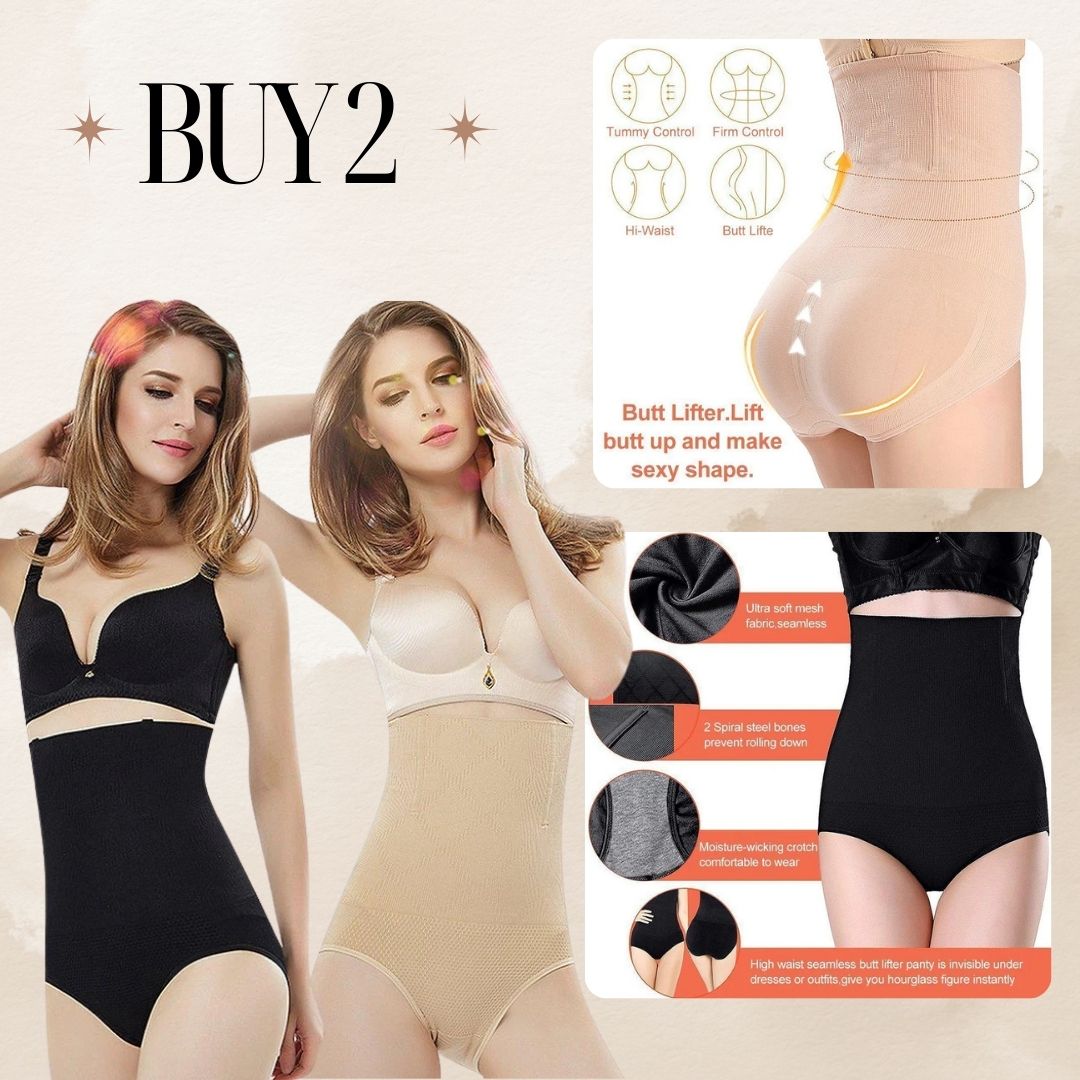 High Waist Tummy Control Shapewear Panties