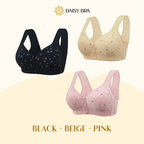 Daisy Bra - LAST DAY SALE 80% OFF - Comfortable & Convenient Front Button Bra