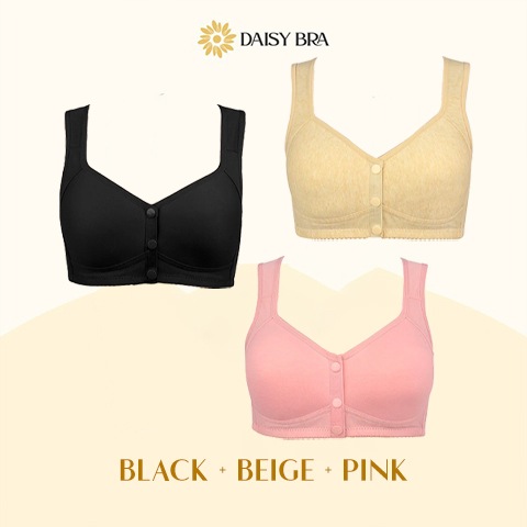 Daisy Bra - LAST DAY SALE 80% OFF - Comfortable & Convenient Front Button Bra