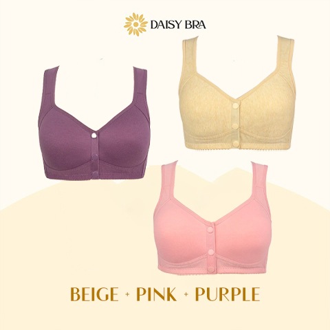 Daisy Bra - LAST DAY SALE 80% OFF - Comfortable & Convenient Front Button Bra