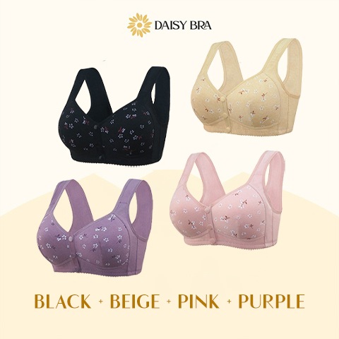 Daisy Bra - LAST DAY SALE 80% OFF - Comfortable & Convenient Front Button Bra