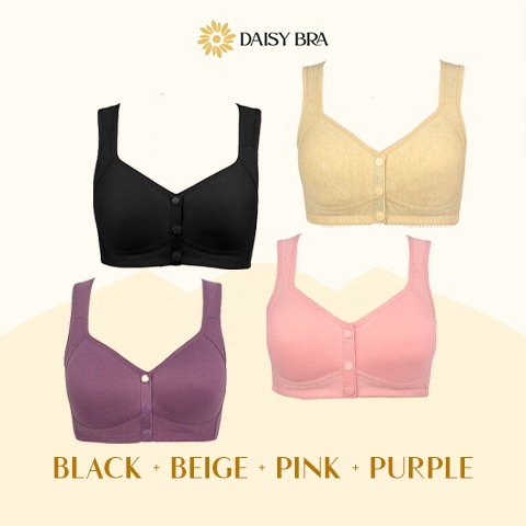 Daisy Bra - LAST DAY SALE 80% OFF - Comfortable & Convenient Front Button Bra