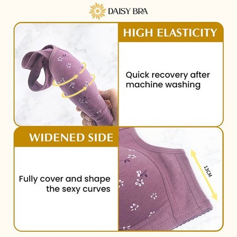 Daisy Bra - LAST DAY SALE 80% OFF - Comfortable & Convenient Front Button Bra