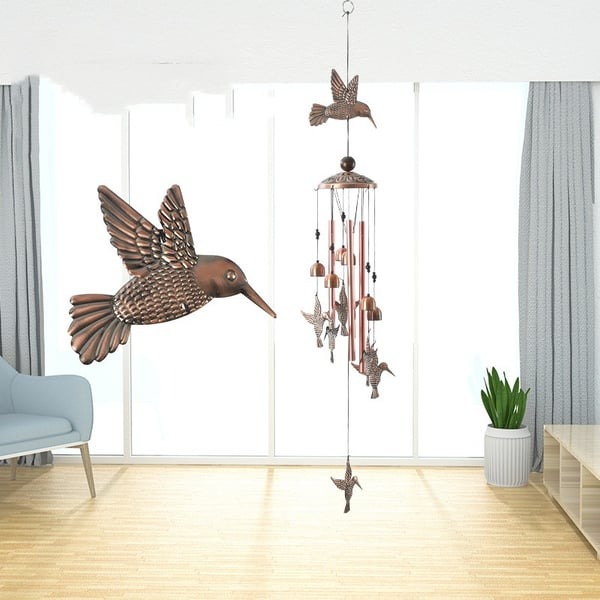🎁Pure Hand-Made Copper Horse Wind Chimes