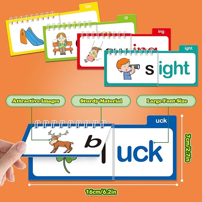 🔥Last Day 49% OFF🔥30 Charming Rhyme & Reading Flip Books – Early Literacy Fun for Kids