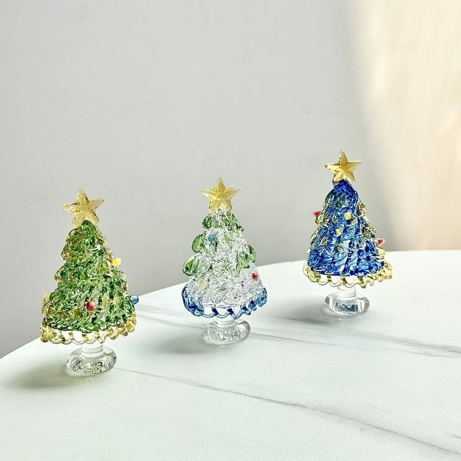Crystal Glass Christmas Tree