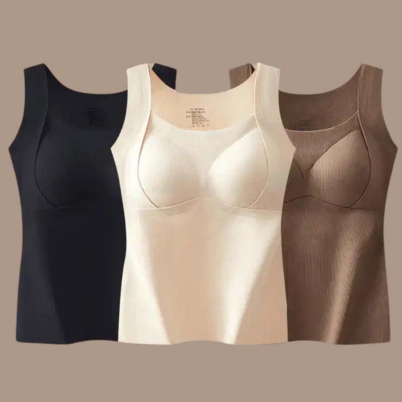 🎉Hot Selling Thickened Warm Tank Top with Shelf Bra