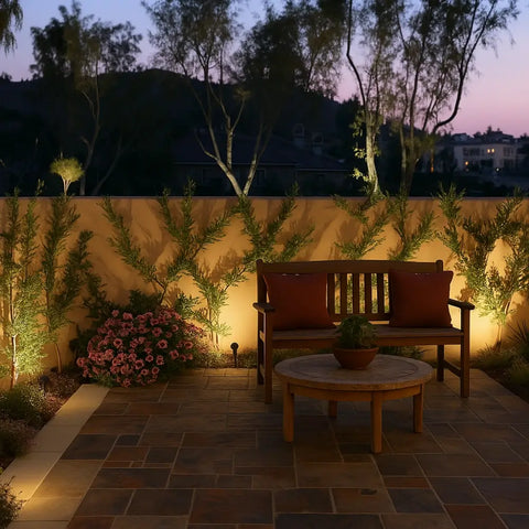 CreativeLighting™ Solar Powered Garden Spotlight | Waterproof Auto On/Off Outdoor LED Accent Light