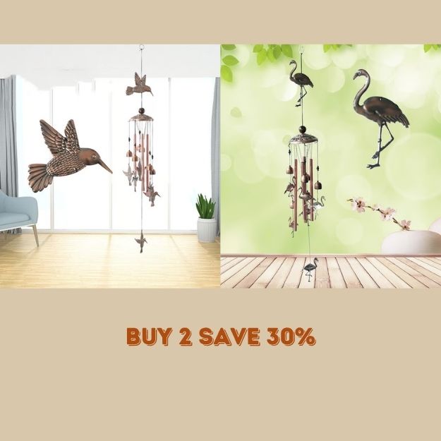 🎁Pure Hand-Made Copper Horse Wind Chimes