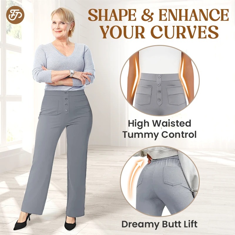 FlexiPants – Women’s Casual High Waist Stretch Pants