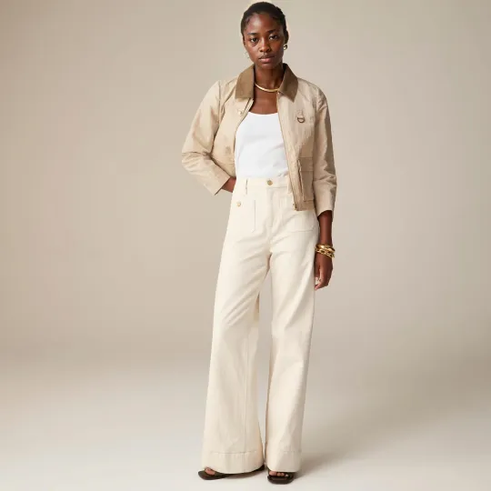 🎉LAST DAY 49% OFF👖Tummy Control Sailor Wide Leg Trouser