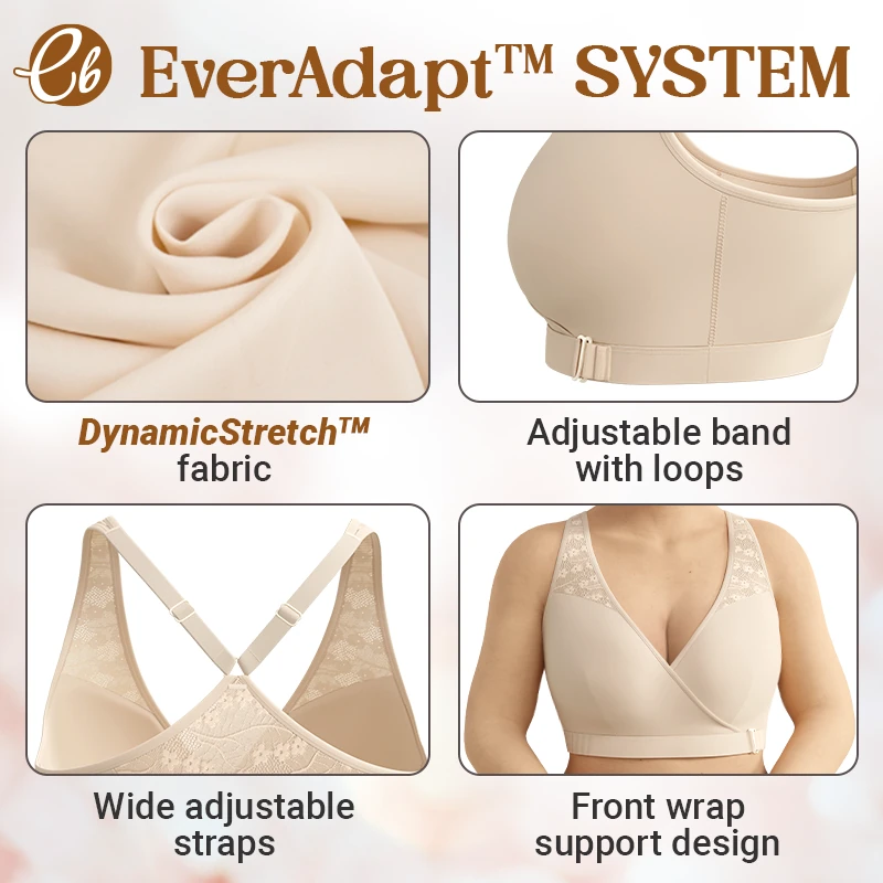 Clara Bra - LAST DAY SALE 80% OFF | No-Sag Breathable Front Closure Wireless Bra