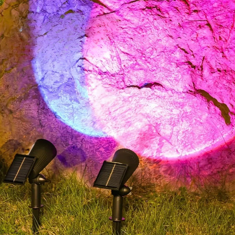 CreativeLighting™ Solar Powered Garden Spotlight | Waterproof Auto On/Off Outdoor LED Accent Light
