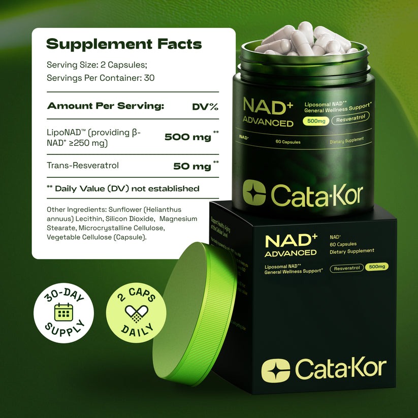 Cata-Kor NAD⁺ Advanced - Cellular Energy & Healthy Aging Support