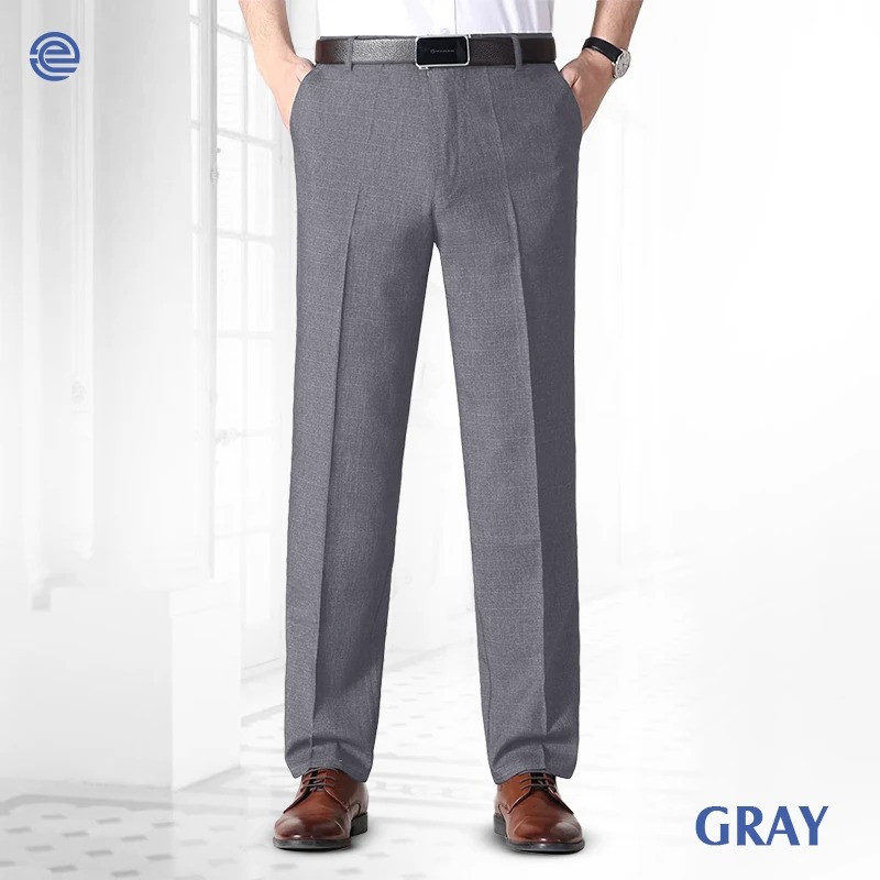 LAST DAY 70% OFF - Men’s Pleated Ice Silk High-Waist Comfort Pants