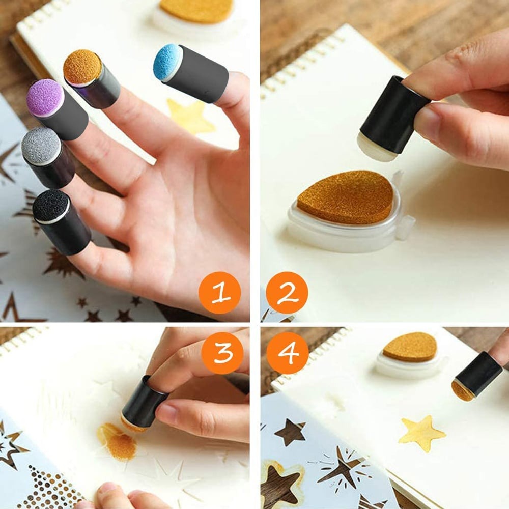 🔥 Last Day - 49% OFF 🔥 DIY Sponge Finger Painting Kit