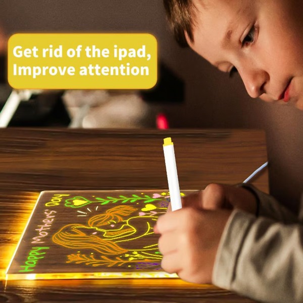 🌞Summer Sale 60% OFF - Creative Rewritable Acrylic LED Message Board 🎨