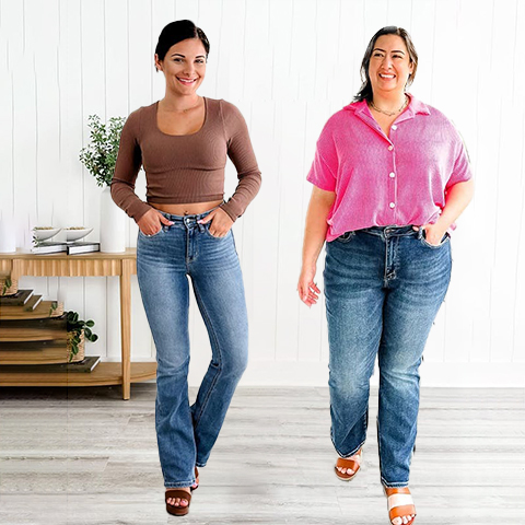 🔥2024 Hot Trend🔥Tummy Control Bootcut Jeans 🔥