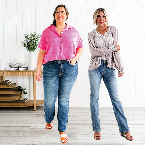 🔥2024 Hot Trend🔥Tummy Control Bootcut Jeans 🔥