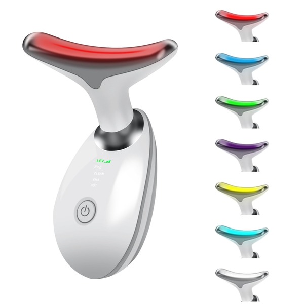 Face Lift 7 Colors Neck Beauty Neck Device Slim Massager Facial Lifting Tightening Face Wrinkle Remover Face Care Beauty Machine