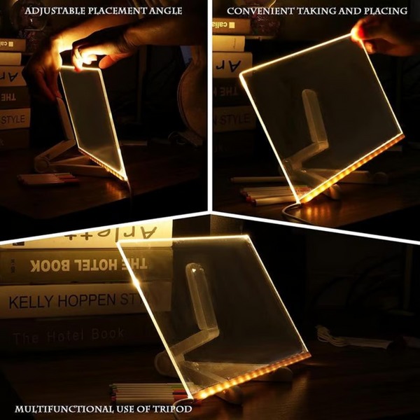 🌞Summer Sale 60% OFF - Creative Rewritable Acrylic LED Message Board 🎨