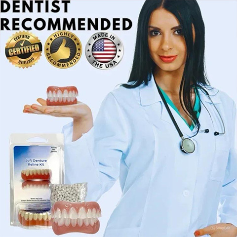 🎁 Easy Use Silicone Reline Kit for Dentures (✨BUY 2 GET 1 FREE💕)
