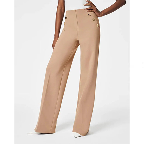 👖Tummy Control Button Wide Leg Pants ⭐