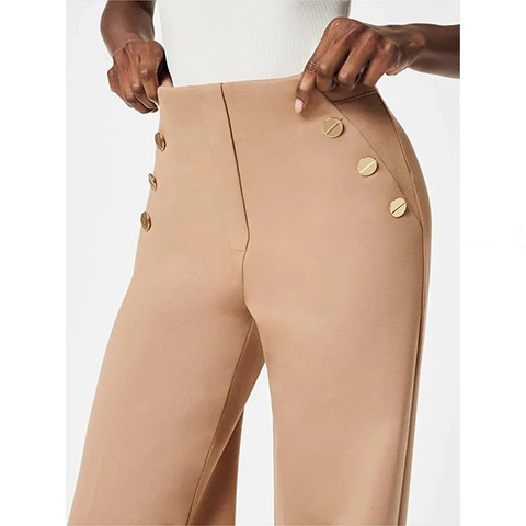 👖Tummy Control Button Wide Leg Pants ⭐