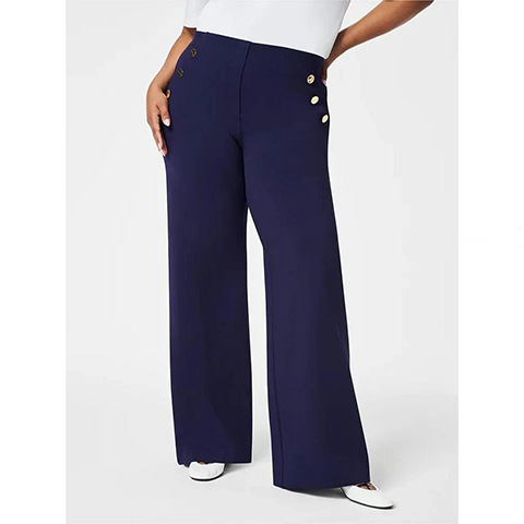 👖Tummy Control Button Wide Leg Pants ⭐