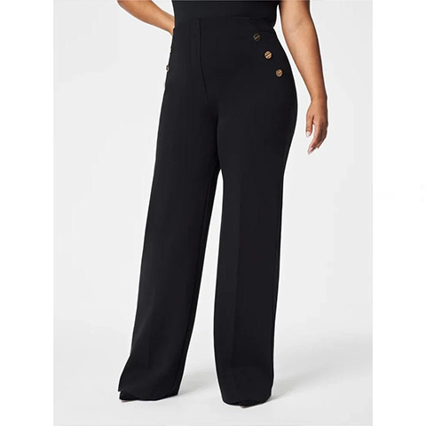 👖Tummy Control Button Wide Leg Pants ⭐