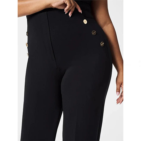 👖Tummy Control Button Wide Leg Pants ⭐