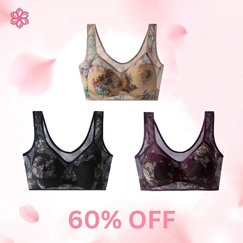 🔥Last Day 49% OFF🔥 Lace Buttonless Comfortable Bra