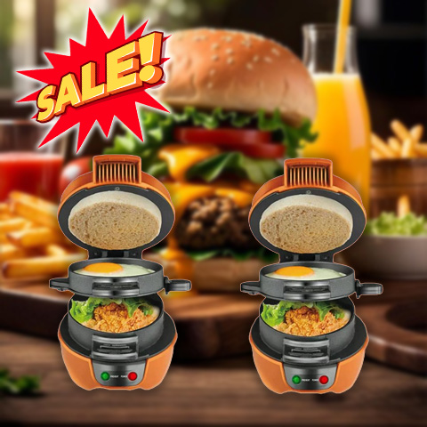 Hot&Easy 4 in 1 Sandwich Maker