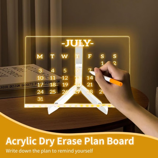 🌞Summer Sale 60% OFF - Creative Rewritable Acrylic LED Message Board 🎨