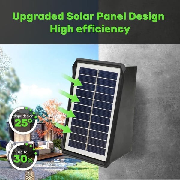 ✨☀️4 LED Solar Colorful Wall Lights Outdoor Light Waterproof