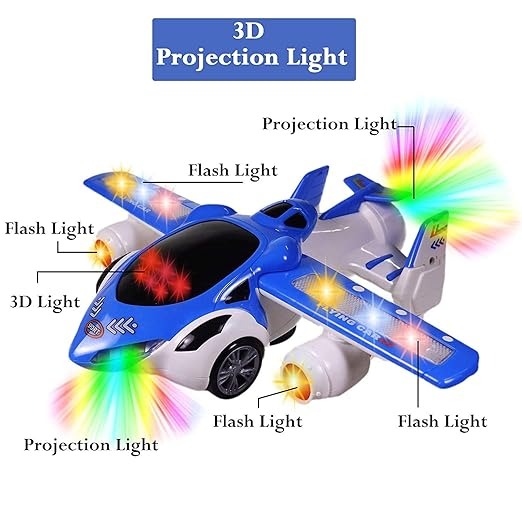 Automatic Deformation Car With Light & Music