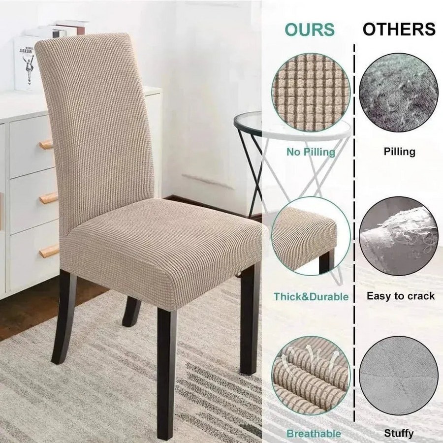 Modern Waterproof Stretch Dining Chair Covers