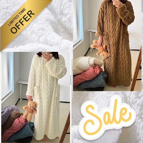 Winter Coral Velvet Home Clothes