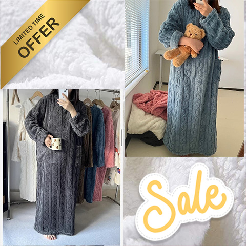 Winter Coral Velvet Home Clothes