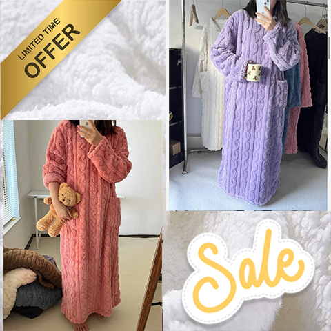 Winter Coral Velvet Home Clothes