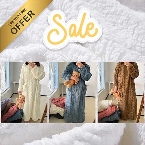 Winter Coral Velvet Home Clothes
