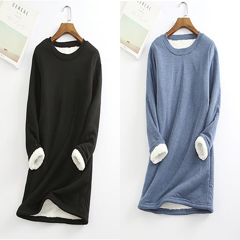 🔥 Last Day - 49% OFF ❄ Women‘s NEW Casual Cotton Round Neck Solid Sweatshirt🙋‍♀️