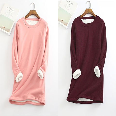 🔥 Last Day - 49% OFF ❄ Women‘s NEW Casual Cotton Round Neck Solid Sweatshirt🙋‍♀️