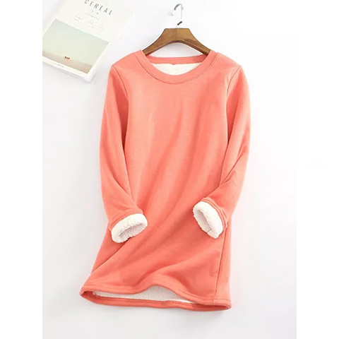 🔥 Last Day - 49% OFF ❄ Women‘s NEW Casual Cotton Round Neck Solid Sweatshirt🙋‍♀️