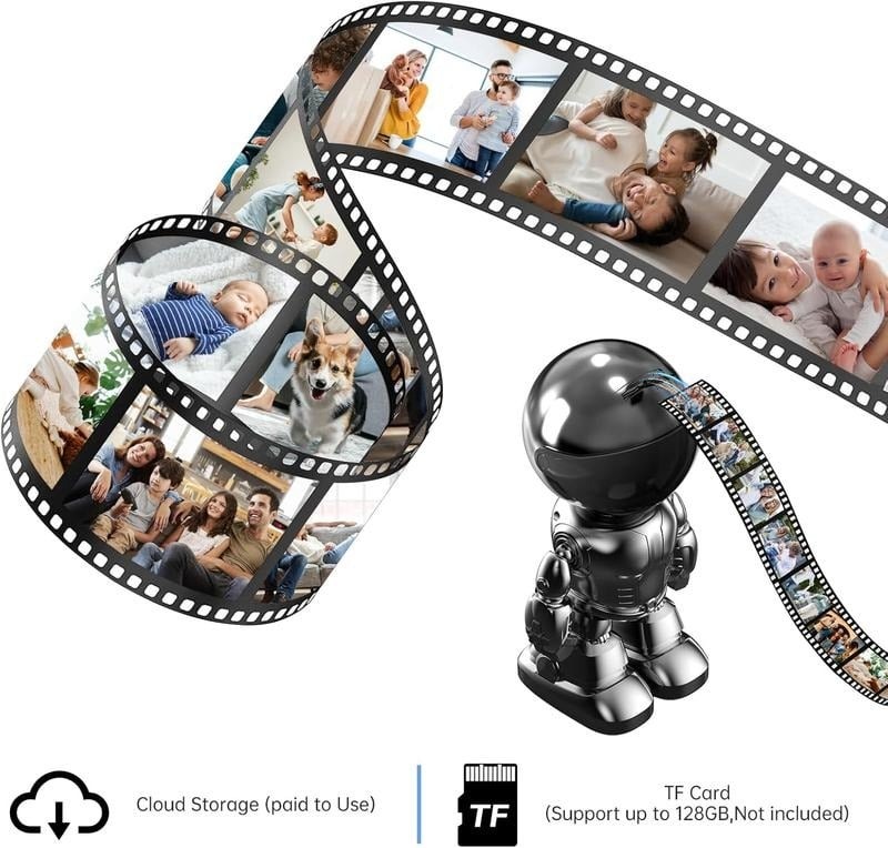 Last Day Sale 49% OFF✨ -2k 5g/2.4ghz WiFi Pet Robot Camera