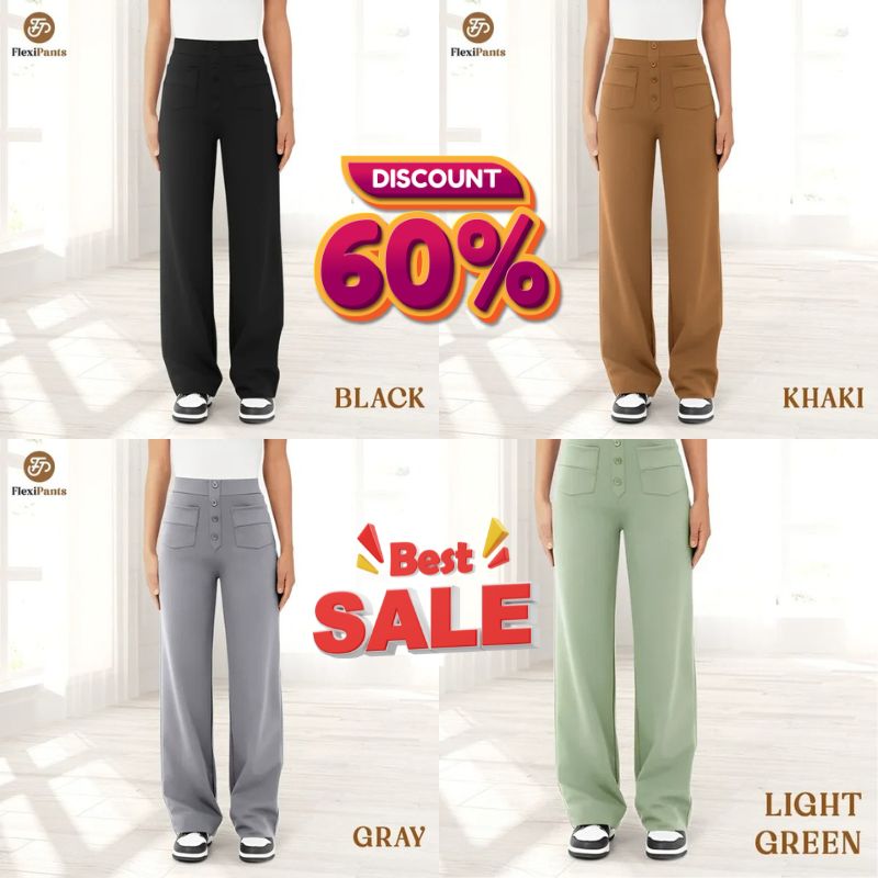 FlexiPants – Women’s Casual High Waist Stretch Pants