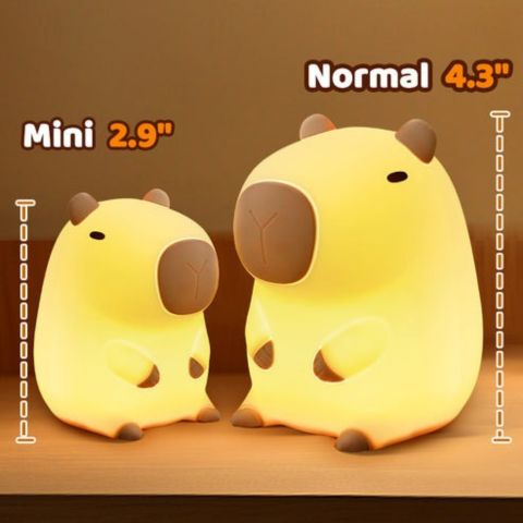 MeWaii Capybara Squishy Night Light - Perfect Gift 🎁