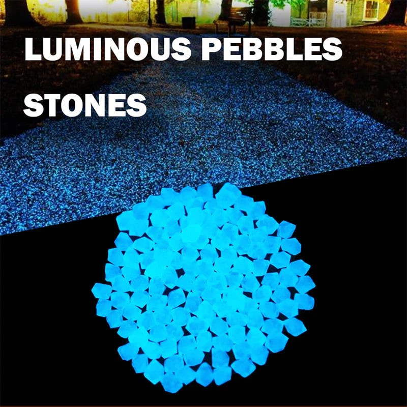 🌟300/600/900 Pcs Multicolor Glow - Outdoor Luminous Stones