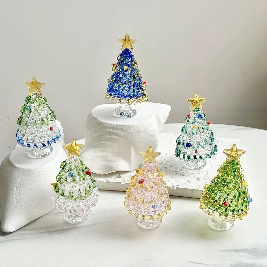 Crystal Glass Christmas Tree